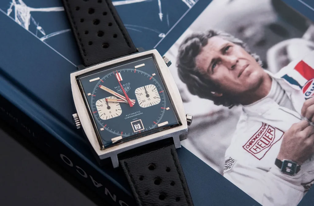 bien d'exception exceptional assets montre tag heuer monaco steve mcqueen