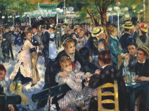 bien d'exception exceptional assets tableau le moulin de la galette de pierre auguste renoir