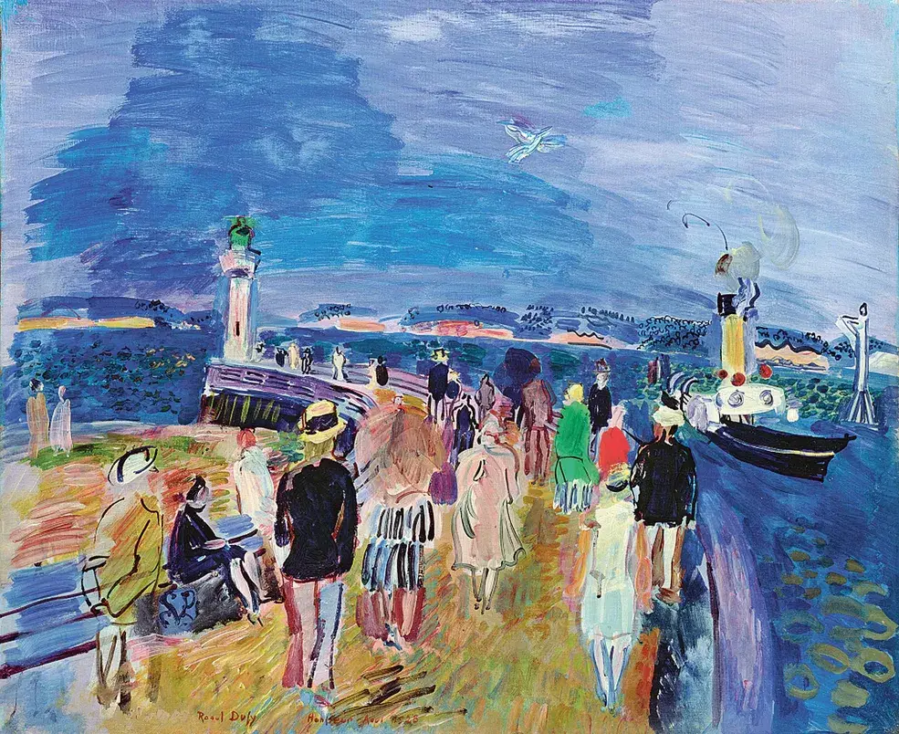 bien d'exception exceptional assets tableau de raoul dufy la jetée de honfleur