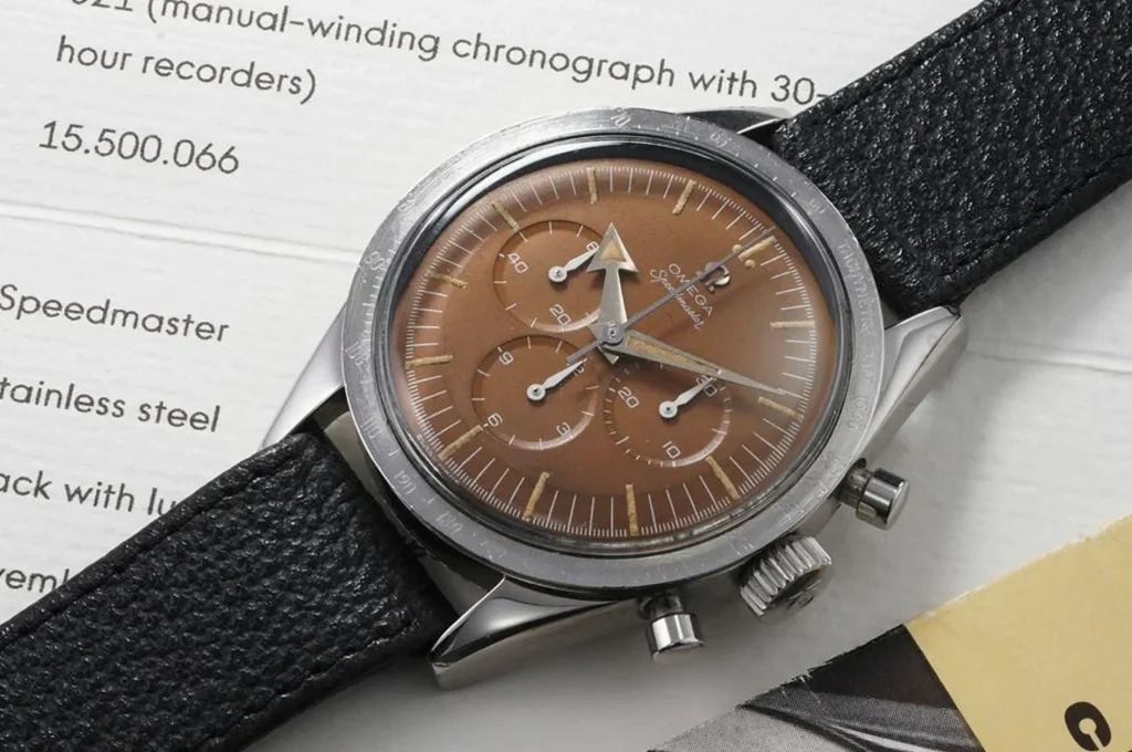 bien d'exception exceptional assets montre Omega Speedmaster